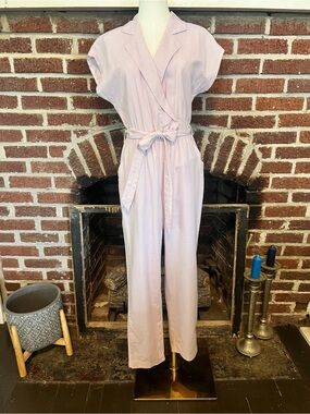 american eagle lavender utility jumpsuit